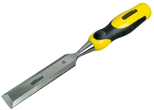 Scalpello smussato, 30 mm, strumento in acciaio forgiato, ideale per lavori di taglio e sgrossatura su legno e metallo, durevole e resistente. *