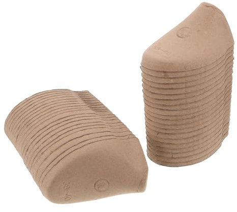FOMIYES Soportes para Zapatos de Pulpa de Papel 20 Pares Moldeadores de Botas Antiarrugas para Tallas 38-40, Insertos de Puntera Reutilizables para Zapatillas Deportivas y Botas Altas