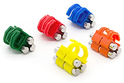 Fingergewichte DELUXE | Fingerweights | Fingertrainingsgerät | Finger Kräftigung | Fingergewicht (Farbig)