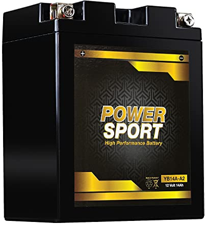 ExpertPower YB14-A2 12V 14Ah Replacement Batteries, AGM SLA Battery for ATVs, Motorcycles, UTVs, Snowmobiles, Compatible with Arctic Cat, Honda, Kawasaki, Polaris, Suzuki, Yamaha