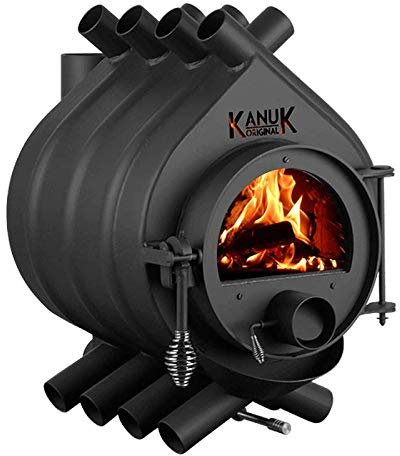 Warmluftofen Kanuk® Original 7 kW - Werkstattofen - Schwedenofen - Zulassung für Deutschland, Österreich und Schweiz - BimSchV (ohne Seitenverkleidung, ohne Untergestell)