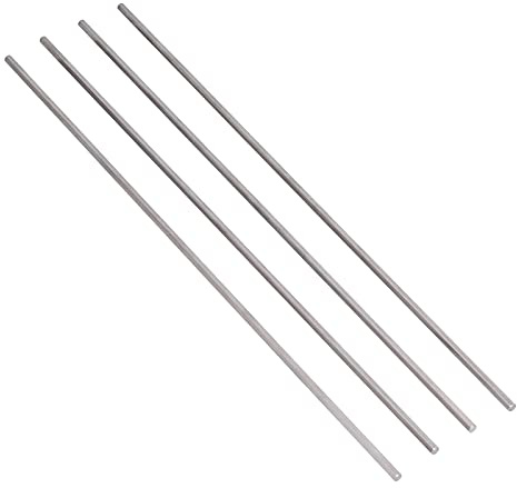 4102-0005-0400 4Pcs Hex Shaft 5mm Stainless Steel High Hardness Hex Linear Shaft Wearproof Antislip Drive Shaft Accessories for Intelligent Robots,Linear Motion Parts