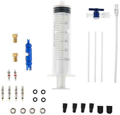 MUXSAM Fahrrad Tubeless Dichtmittel Spritze Und Entfernen Werkzeug Ventil Presta Fit Stans Rohrlose Dichtmittel Und Andere Marke 1 Satz 60ML
