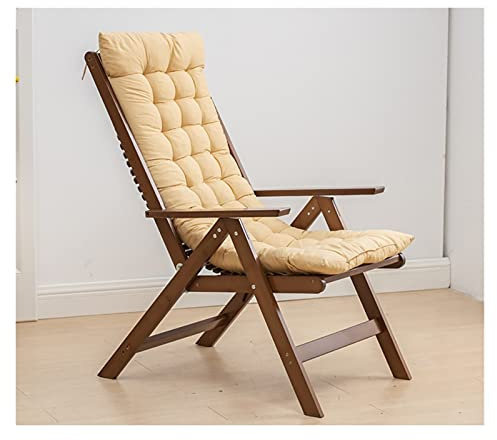Schwerelosigkeitsstuhl, Rasenstuhl-Liegestühle, klappbare Strandstuhl-Liegestühle aus Holz für den Außenbereich, verstellbare lange Liegefläche für den Rasen, für Terrasse, Pool, Deck, Hof, ergonomisc