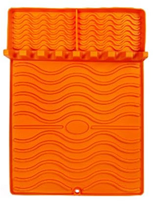Silikon-Grillmatte, antihaftbeschichtete Grillmatte, wiederverwendbare Grillmatte, leicht zu reinigen, hitzebeständige Grillmatten, Silikon-Grill-Pad, Wärmedämmung, Grillseitenzubehör für Grill im