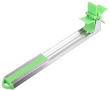 Amosfun Rebanador De Fruta Cortador De Sandía Extractor De Fruta Molino De Viento