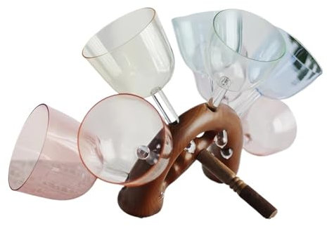 WEKONUMEX Set decuencos cantores de Cristal, Cuenco de Cristal de Cuarzo, Accesorios, Cuenco Tibetano for Cantar, Instrumento de Sonido, 1 Uds.(3.5IN C6)
