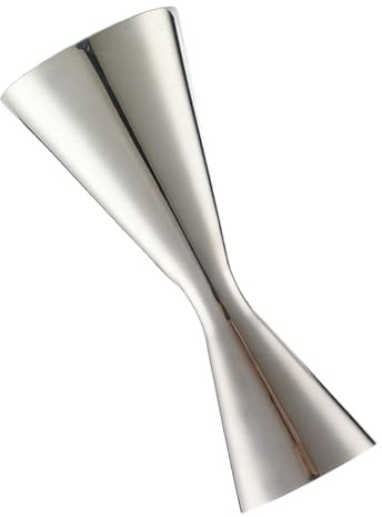 Hygienic Stainless Steel Japanese-Styles Double Cocktail Jigger Measuring Cup with Marking for Beverage Preparation Rusts Proof Stainless Steel Bartending Equipment