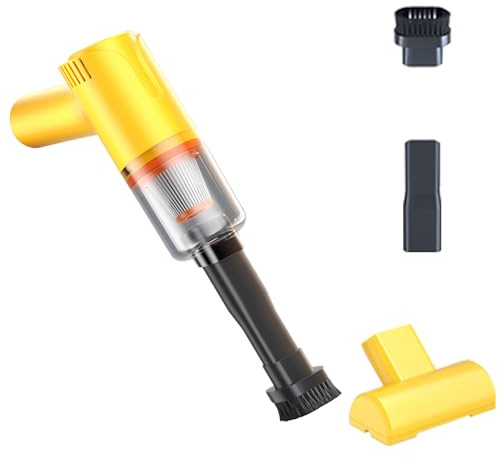 Maigridy Handheld Vacuum USB Rechargeable Car Carpet Cleaner Light Weight Portable Trash Garbage Remover Cleaning Dry Wet Use Light Weight Cleaning Tool