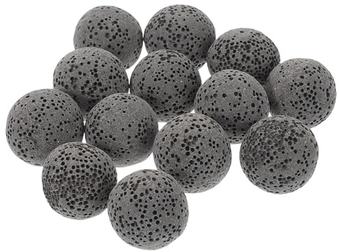 Abaodam Duftsteine für Ätherische Öle, 20x Lavasteine 16 mm, Vulkanstein Diffusor, Passive Diffuser Steine, Aromatherapie Duftstein für Zuhause, Auto und Büro