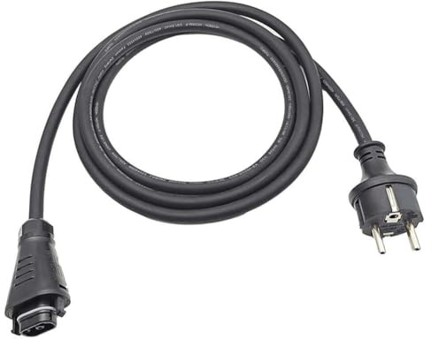 FUANA 3/5M für Hoymiles HMS Anschlusskabel mit Feldstecker & Schuko-Stecker IP44, H07RN-F 3x1,5mm² AC Stromkabel für Mikrowechselrichter für PV Balkon Pflanze Türschloss