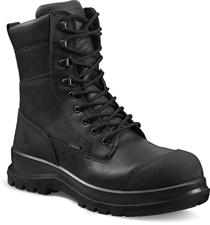 Carhartt Detroit Rugged Flex Vattentålig, 20 cm höga S3-säkerhetsstövlar konstruktion sko, svart, 45 EU