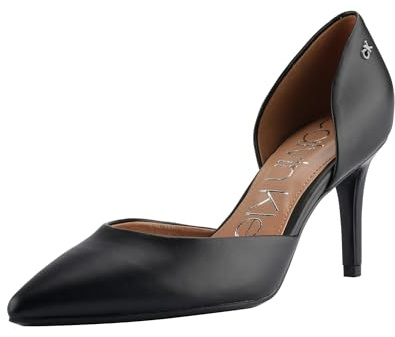 Calvin Klein Women's Gloria Pump, Black Patent, 8.5