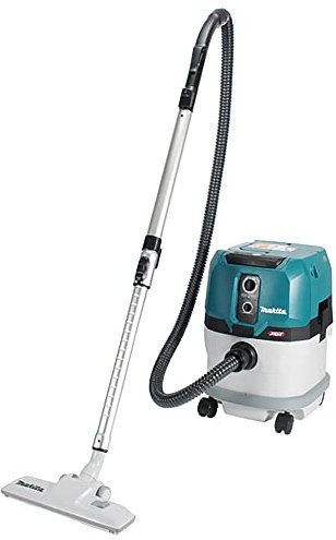 Makita VC003GLZ Akku-Staubsauger 15L 40V max. Nass+Trocken (ohne Akku, ohne Ladegerät), Petrol/Weiß