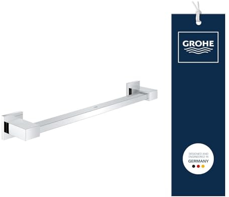 GROHE Start Cube - Wannengriff (verdekcte Befestigung, verschraubbar, Material: Metall, langlebig), chrom, 41095000
