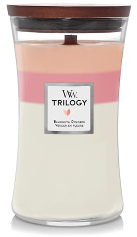 WoodWick Trilogy Blooming Orchard Duftkerze, groß, 609,5 g
