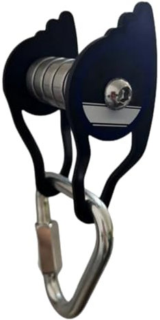 Xistuoz Seilrutsche Umlenkrolle Seilrolle mit Karabiner Slacklin_e Pully Gleitlager Zubehör