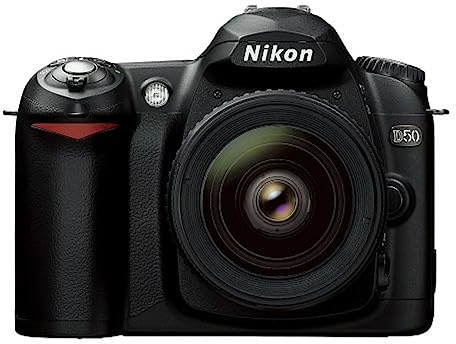 Nikon D50 DSLR Digital Camera with 18-55mm f/3.5-5.6G ED AF-S Zoom Nikkor Lens (Renewed)
