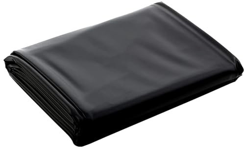 Garden Pond Membrane Fountains Waterfall Flexible Pond Liner HDPE Pond Lining 1×6m 5×9m 6×12m 10×15m Outdoor Fish Pool Liner Large Swimming Pond Film(Size:1x1M)