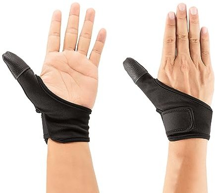 SHDGFB Protection de pouce pour adulte - Anti-habitude - Brise-pouce - Gant de pouce pour arrêter de sucer le pouce et de tirer les cheveux (noir 1)