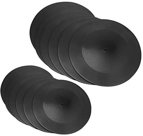 EPIGEIST Discos de Vinilo Decorativos Retro y Artístico de Vinilo 12 Negros para Decoración de Pared en Eventos y Proyectos DIY