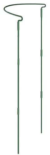 Estacas De Soporte para Plantas,Estructura Trepadora De Metal Media Luna | Soporte para Plantas Trepadoras,para Jardineros Principiantes Balcón Interior Exterior Invernadero Flores Patio Tomate Rosa