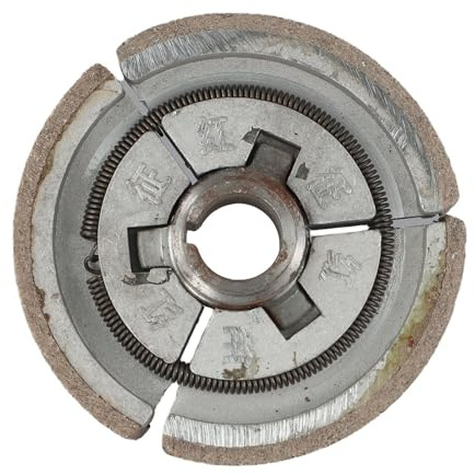 Gettimore Automatic Centrifugal Clutch for 168F 170F Engine Mini Tiller, 20mm Shaft Diameter, 106mm Size, Grey