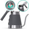 Gooseneck Kettle with Thermometer - 1.6 L Premium Stainless Steel Stove Top Kettle, Tea Pot w/Precision Drip Spout, for Camping, Drip Coffee, French Press