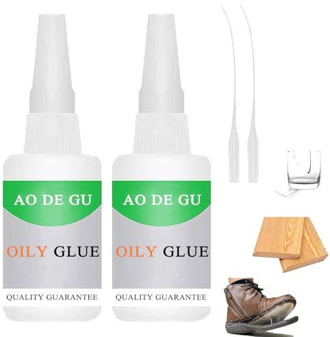 2PCS Oily Welding Glue - High Strength Oily Glue - Super Strong Quick Drying Adhesive for Metal, Ceramics, Wood - Multifunctional Universal - Waterproof and Strong