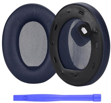 Ear Pads Replacement for Sony WH-1000XM4 Noise Cancelling Headphone by MMOBIEL - Memory Foam and Protein PU Ear Pad Cushions - Noise Isolation Earpads Replacement – Blue