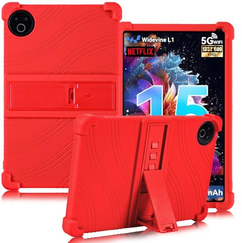 ATOOZ for MUISOO 10 Inch Tablet Case 2025 (MISKB100477),Red