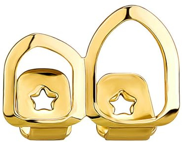 Tsophreniq Fashionable Tooth Caps Elegant Grills Caps Stylish Teeth Grillzs Halloween Cosplay Dentals Jewelry Vertical Teeth