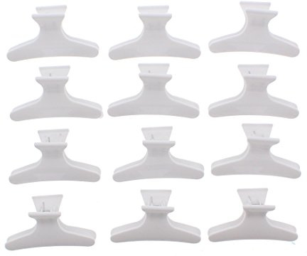 Zac's Alter Ego Set of 12 Hairdresser Hair Clamps/Claws/Clips/Tools
