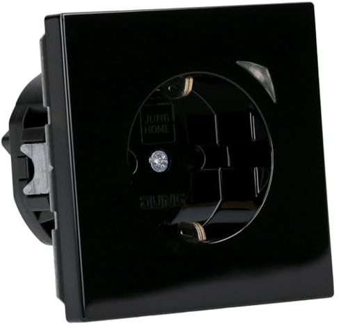 JUNG HOME Smart Steckdose Energy mit Strommessung Sprach- und Appsteuerung Kompatibel mit Alexa Steuerung über Bluetooth Serie LS