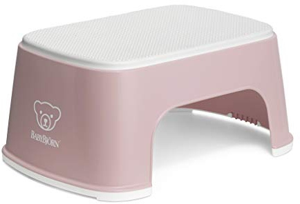 BABYBJÖRN Sgabello per Bambini, Rosa Chiaro/Bianco