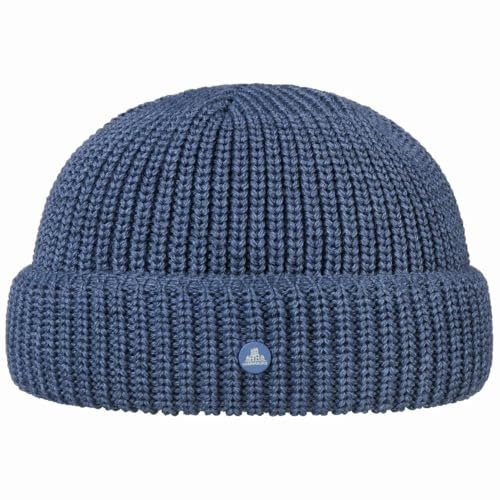 HAMMABURG Strick Dockermütze Beanie Wolle Made in Italy Damen Herren Herbst Winter