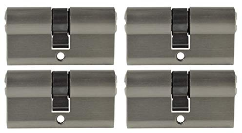4x Profilzylinder 60mm 30/30 20x Schlüssel Tür Zylinder Schloss gleichschließend