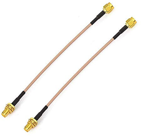 Bingfu Câble SMA Rallonge Antenne 5G 4G RG316 15cm Adaptateur da SMA Male à Femelle pour Routeur Cellulaire Gateway Modem 5G 4G LTE Radioamateur SDR Récepteur de Clé USB