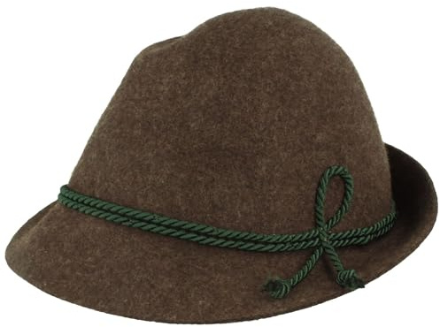 Breiter Allgäuer Trachtenhut Braun 50