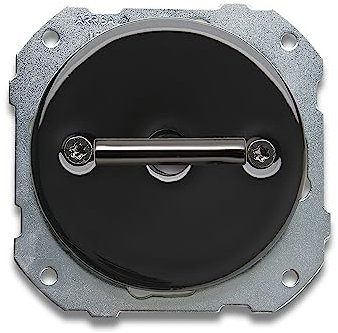 FONTINI - Va-et-vient métal nickel noire porcelaine noire DO LOW