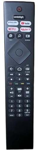 APYRDH für Philips Fernbedienung TV Fernseher | Universal Ersatz Fernbedienung Philips Fernseher, Zuverlässige Steuerung Ohne Programmierung, Einfach Zu Bedienen