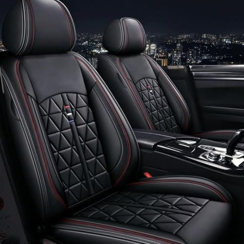 Chifeng Universal Autositzbezüge Auto Vordersitz 2 Stück Set wasserdicht PU Leder Autositzbezüge Fit für Seat Ateca Ibiza 6l 6j Leon 1 2 3 5f mk1 mk2 mk3