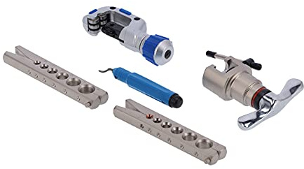 Cortador de Tubos, Expansor de Tubos Excéntrico, Escariador Desbarbador, Herramientas de Reparación de Varios Diámetros de Corte para Aire Acondicionado, Calentador de Agua,