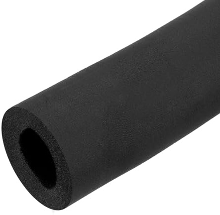QUARKZMAN 1m Rohrisolierung Schaumstoff, Durchmesser 32mm Isolierstärke 13mm Heizungsrohr Verkleidung für Fitnessgeräte, Rohre, Handhaben (Schwarz)