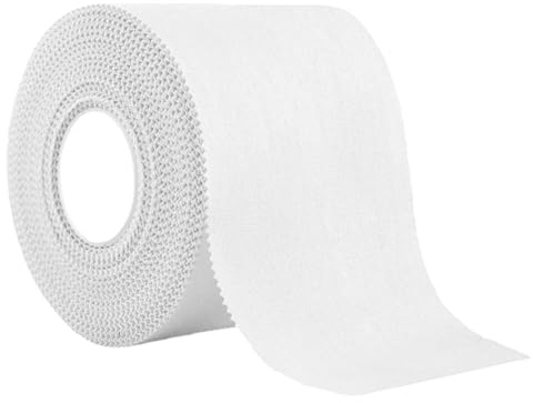 1 Rollen 5cm*10m tape sport,Tape,kinesiotapes,kinesiologie tape,physio tape,Sport Tapeverband,Sporttape,Tapeverband Fingertape,für Fußball Klettern Alle Sportarten(Weiß)