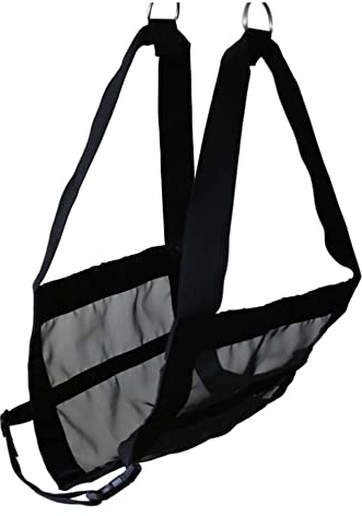MAUEDEST Harnais Pour Veaux Pour Peser De Petits Animaux, Balance Pour Veaux, Nylon Résistant, Noir, 58,5 X 34 Cm
