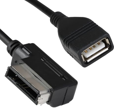 Dozylive AMI MDI USB Music Interface Adapter für VW/Audi A4 / A6 / Q5 / Q7 Baujahr/Golf, MINI Adapter Kable MP3 USB Audio Anschluss Kompatibel mit Passat, Tiguan, Touareg, Skoda