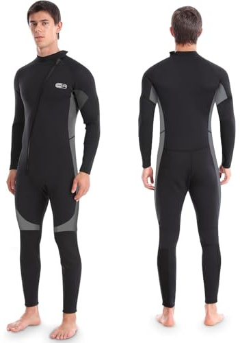 Gimilife Neoprendräkt för män, neopren dykdräkter, våtdräkt herr lång, 3 mm våtdräkt för dykning, surfing, snorkling, paddling