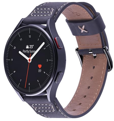 Wristitani kompatibelt med Galaxy Ultra armband 47 mm, 20 mm, ersättningsarmband för kvinnor, män för läderarmband Galaxy Watch 7/6/5/4 40 mm 44 mm, Watch 6/4 Classic 43 mm 47 mm 42 mm 46 mm