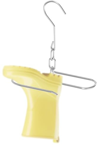 2 Stück Regenstiefelaufhänger aus Edelstahl Angelschuh Kleiderbügel Wandmontage Gummistiefelhalter Hängender Stiefelständer für Schrank, Eingang, Outdoor, Garage